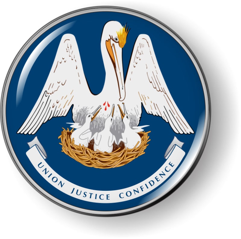 Louisiana - State Flag Emblem